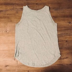 LOFT Light Blue Cotton Tank Top (S) - LIKE NEW